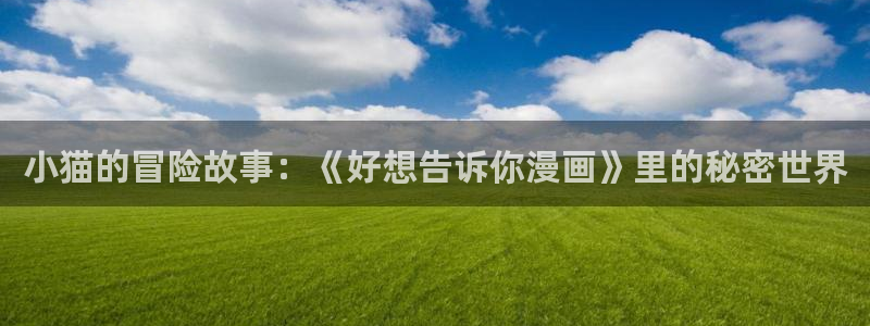 免费看黄色韩漫：小猫的冒险故事：《好想告诉你漫画》里的秘密世界